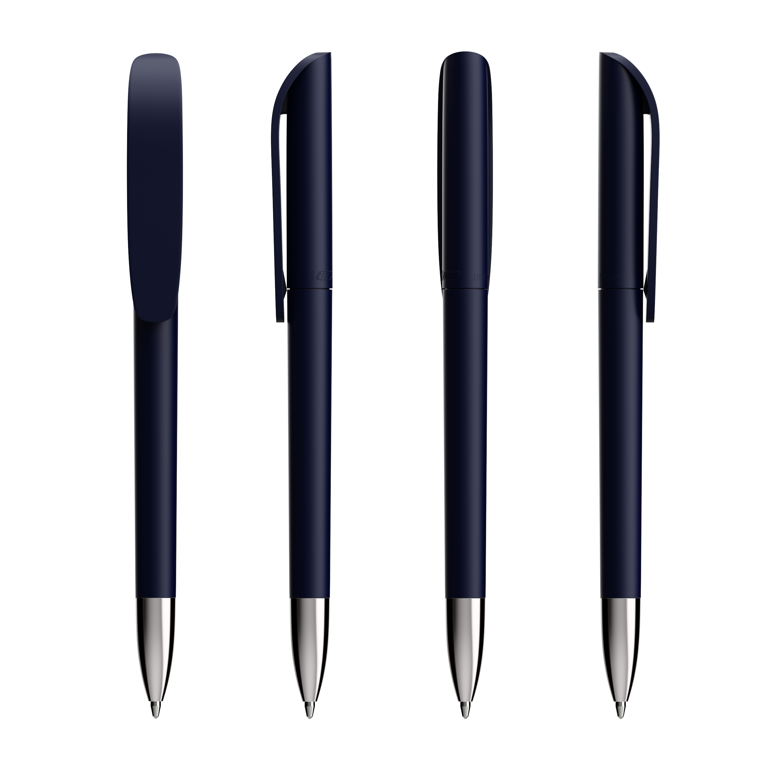Stylo personnalisé BIC® Super Clip Soft Advance Marine douce